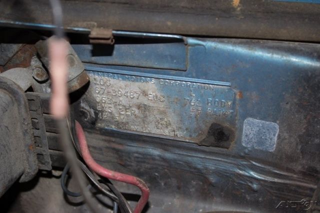 1967 Blue Oldsmobile Toronado