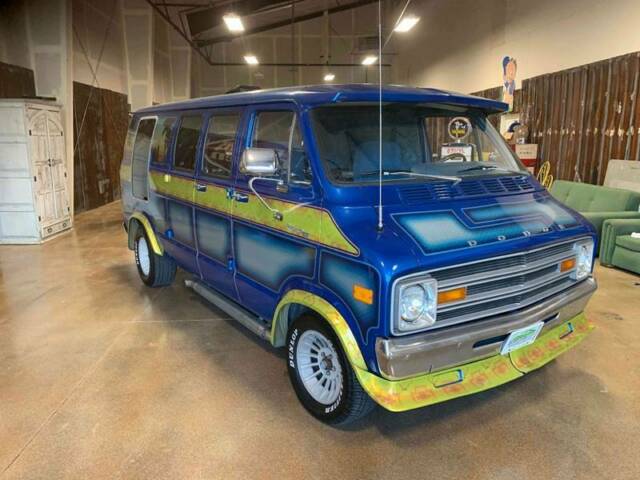 1978 Blue Dodge Ram Van Passenger Van