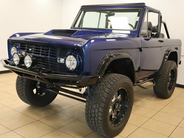 1969 Blue Ford Bronco Coupe