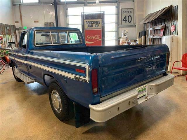 1976 Blue Ford F-250 Pickup Truck