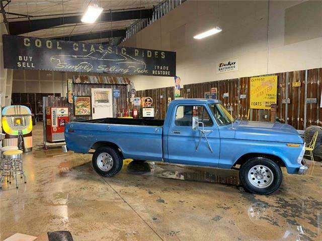 1973 Blue Ford F-250 Pickup Truck