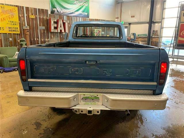 1973 Blue Ford F-250 Pickup Truck