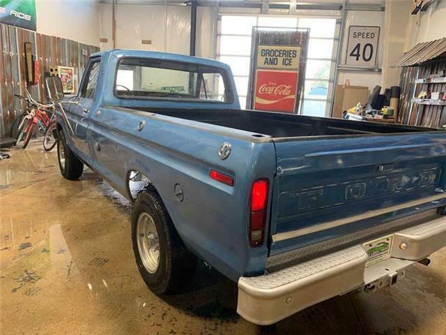 1973 Blue Ford F-250 Pickup Truck