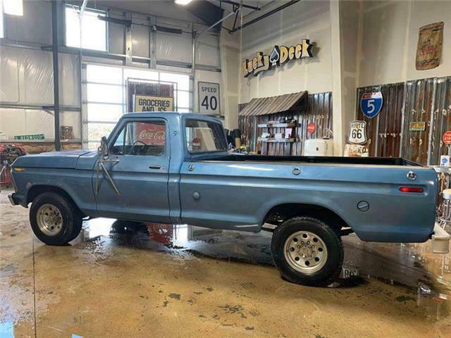 1973 Blue Ford F-250 Pickup Truck