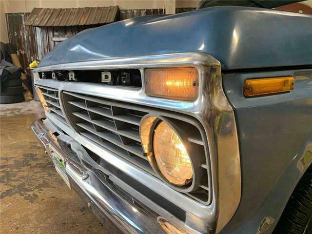 1973 Blue Ford F-250 Pickup Truck
