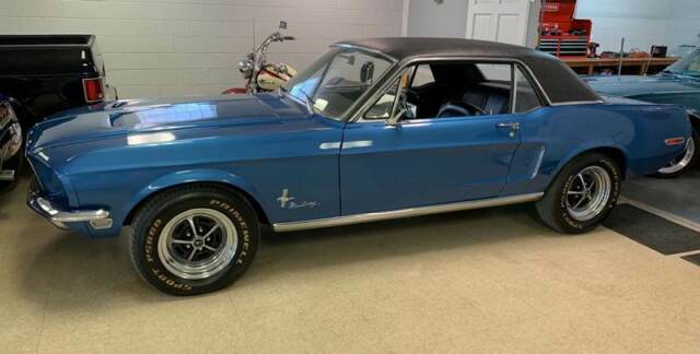 1968 Blue Ford Mustang Coupe