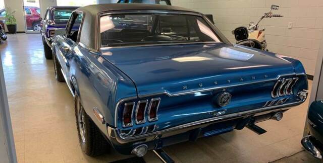 1968 Blue Ford Mustang Coupe