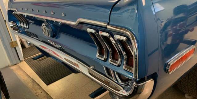 1968 Blue Ford Mustang Coupe