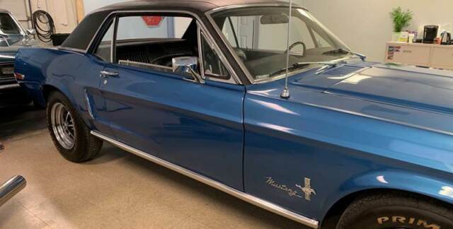 1968 Blue Ford Mustang Coupe