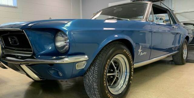 1968 Blue Ford Mustang Coupe