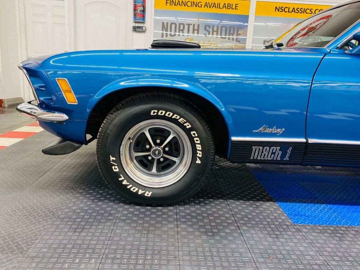 1970 Blue Ford Mustang Coupe