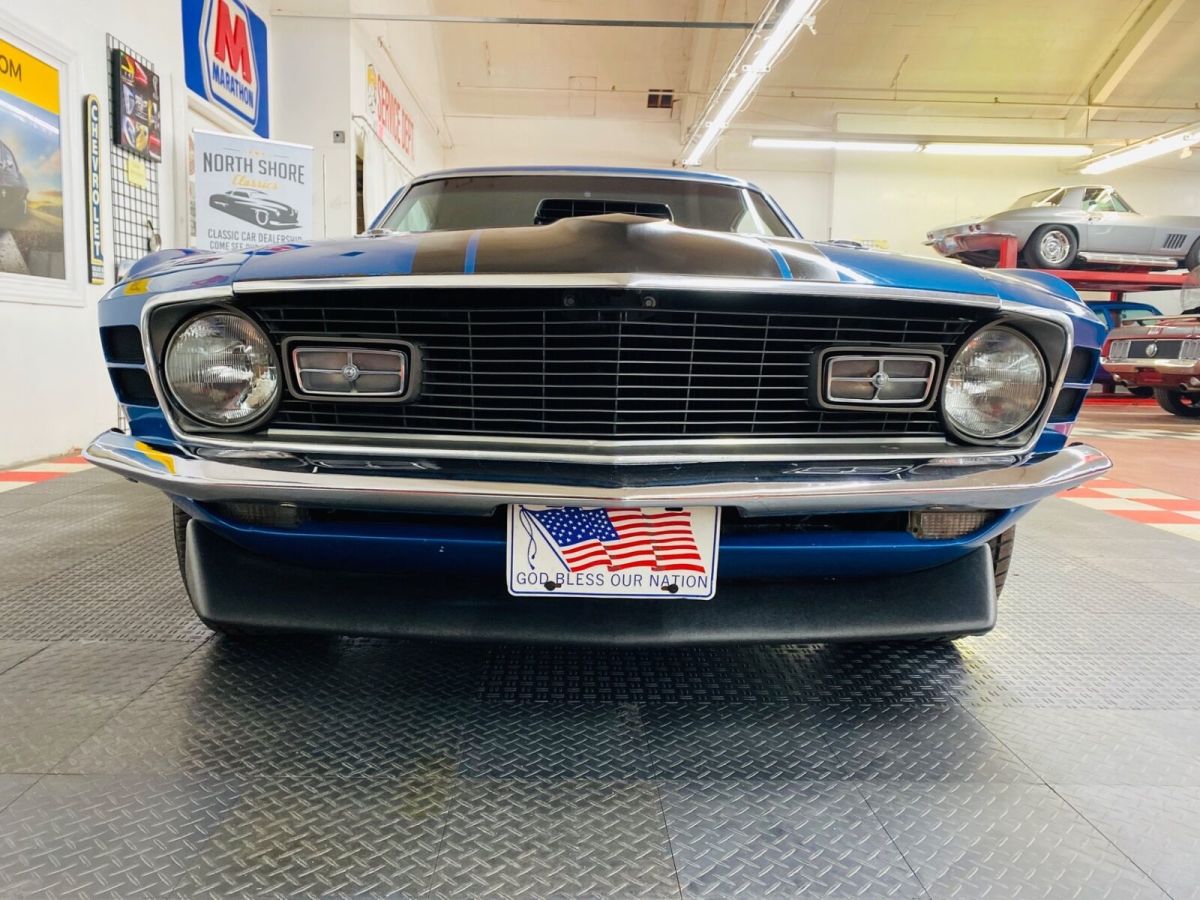 1970 Blue Ford Mustang Coupe