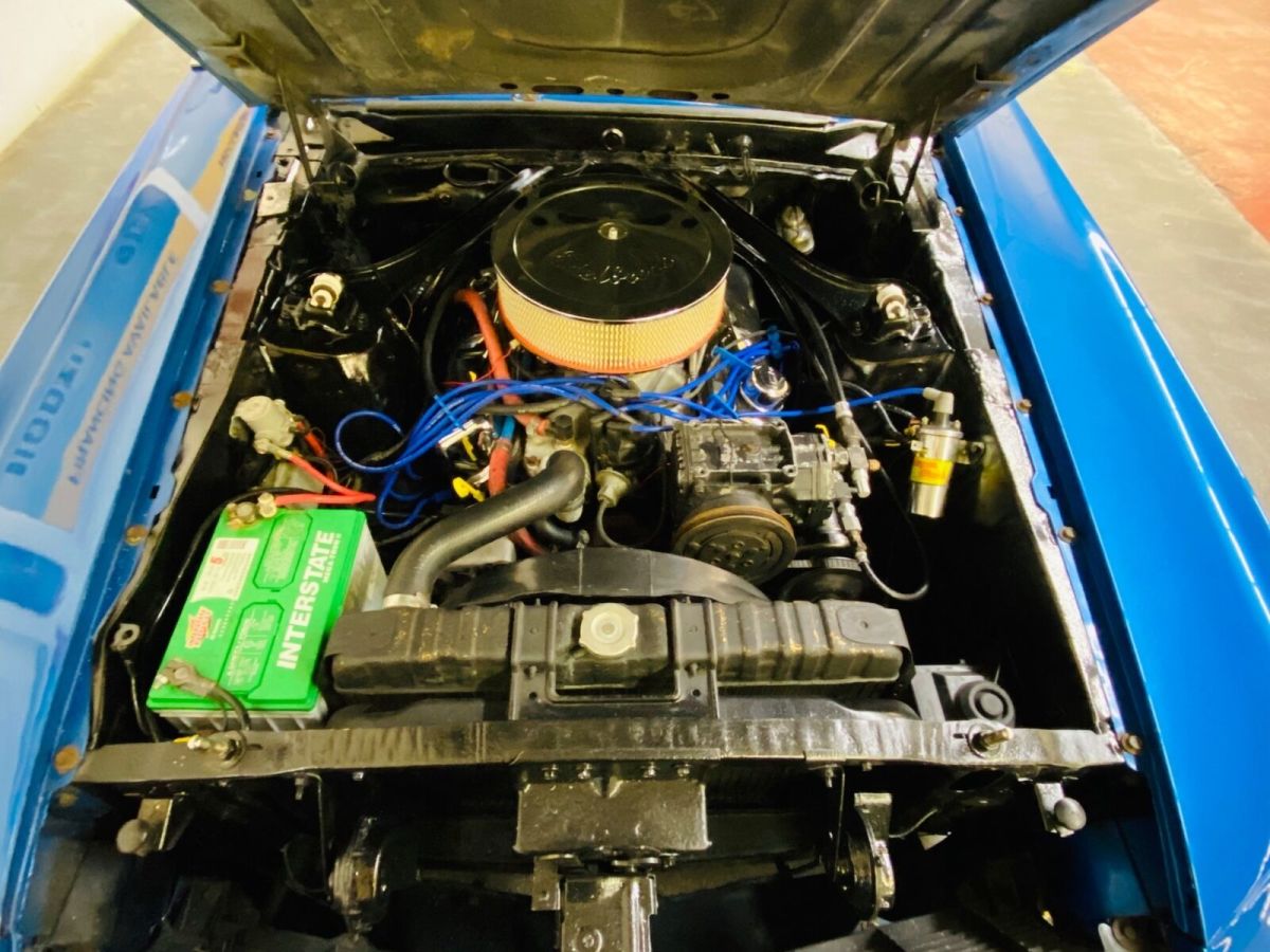 1970 Blue Ford Mustang 2 Door