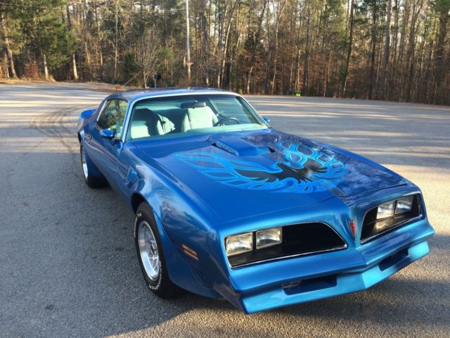 1978 Blue Pontiac Trans Am Coupe