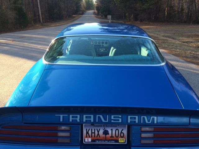 1978 Blue Pontiac Trans Am Coupe
