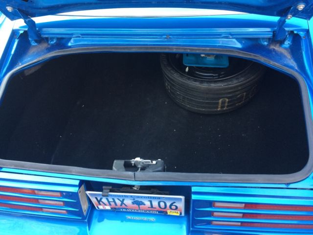 1978 Blue Pontiac Trans Am Coupe