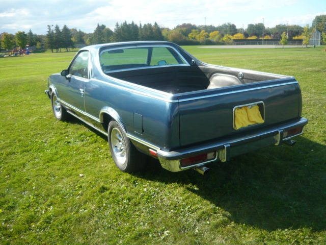 1981 Blue Chevrolet El Camino Truck
