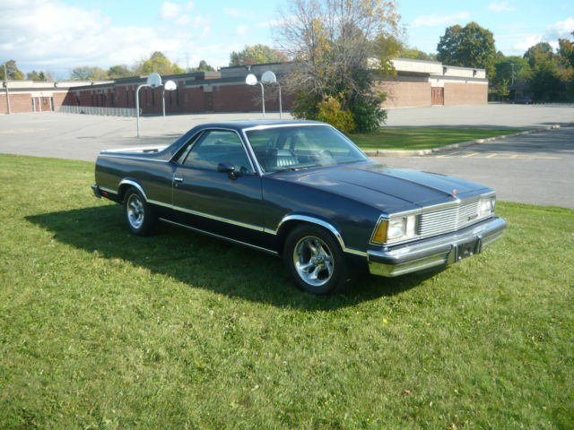 1981 Blue Chevrolet El Camino Truck