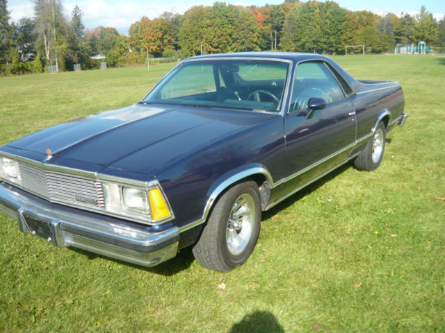 1981 Blue Chevrolet El Camino Truck