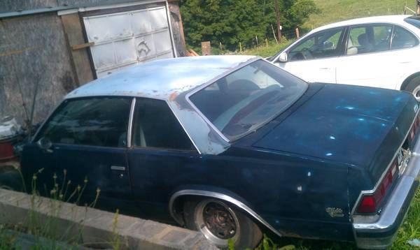 1978 Blue Chevrolet Malibu Coupe