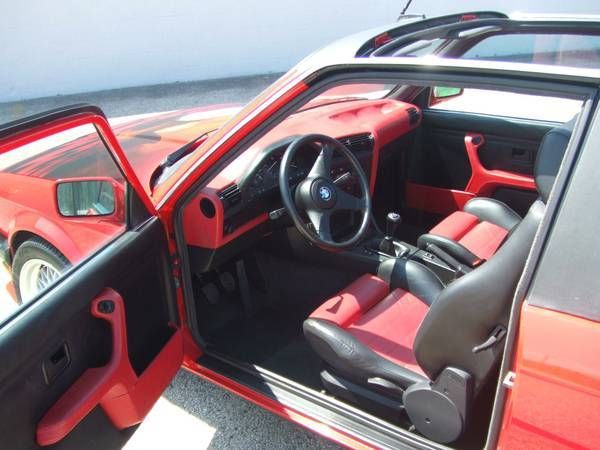 1984 Red BMW 3-Series Modified