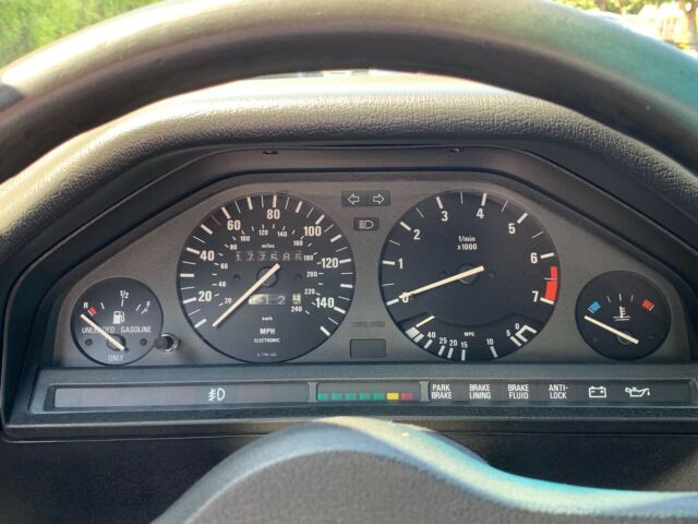 1988 Black BMW 3-Series Convertible