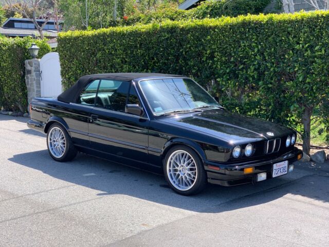 1988 Black BMW 3-Series Convertible