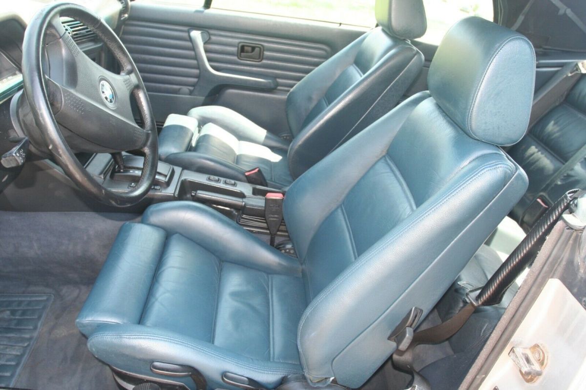 1991 Silver BMW 3-Series Convertible