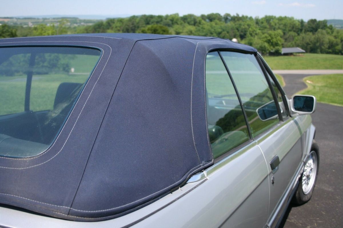 1991 Silver BMW 3-Series Convertible