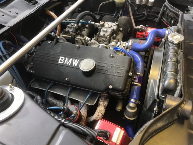 1976 Blue BMW 2002 Coupe