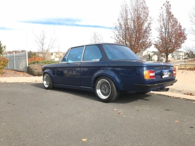 1976 Blue BMW 2002 Coupe