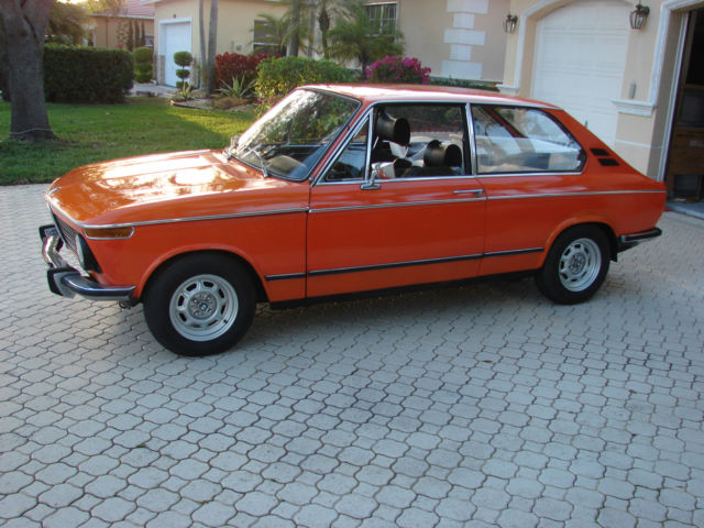 1974 Orange BMW 2002 Coupe