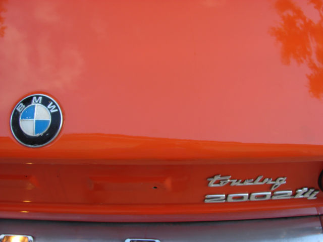 1974 Orange BMW 2002 Coupe