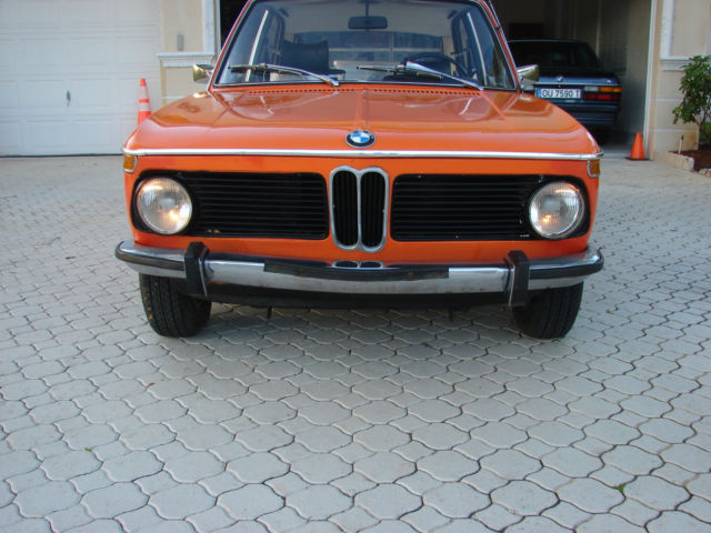 1974 Orange BMW 2002 Coupe