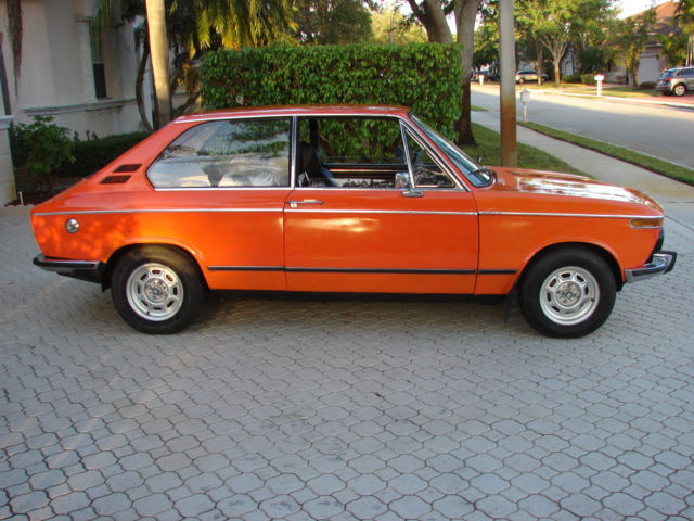 1974 Orange BMW 2002 Coupe