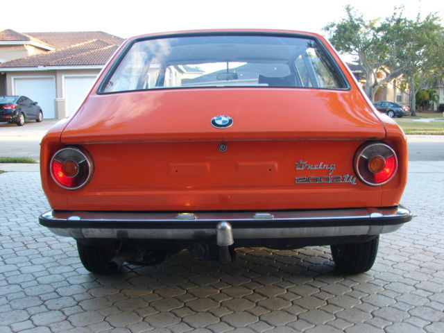 1974 Orange BMW 2002 Coupe