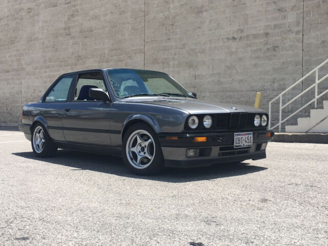 1989 Gray BMW 3-Series Coupe