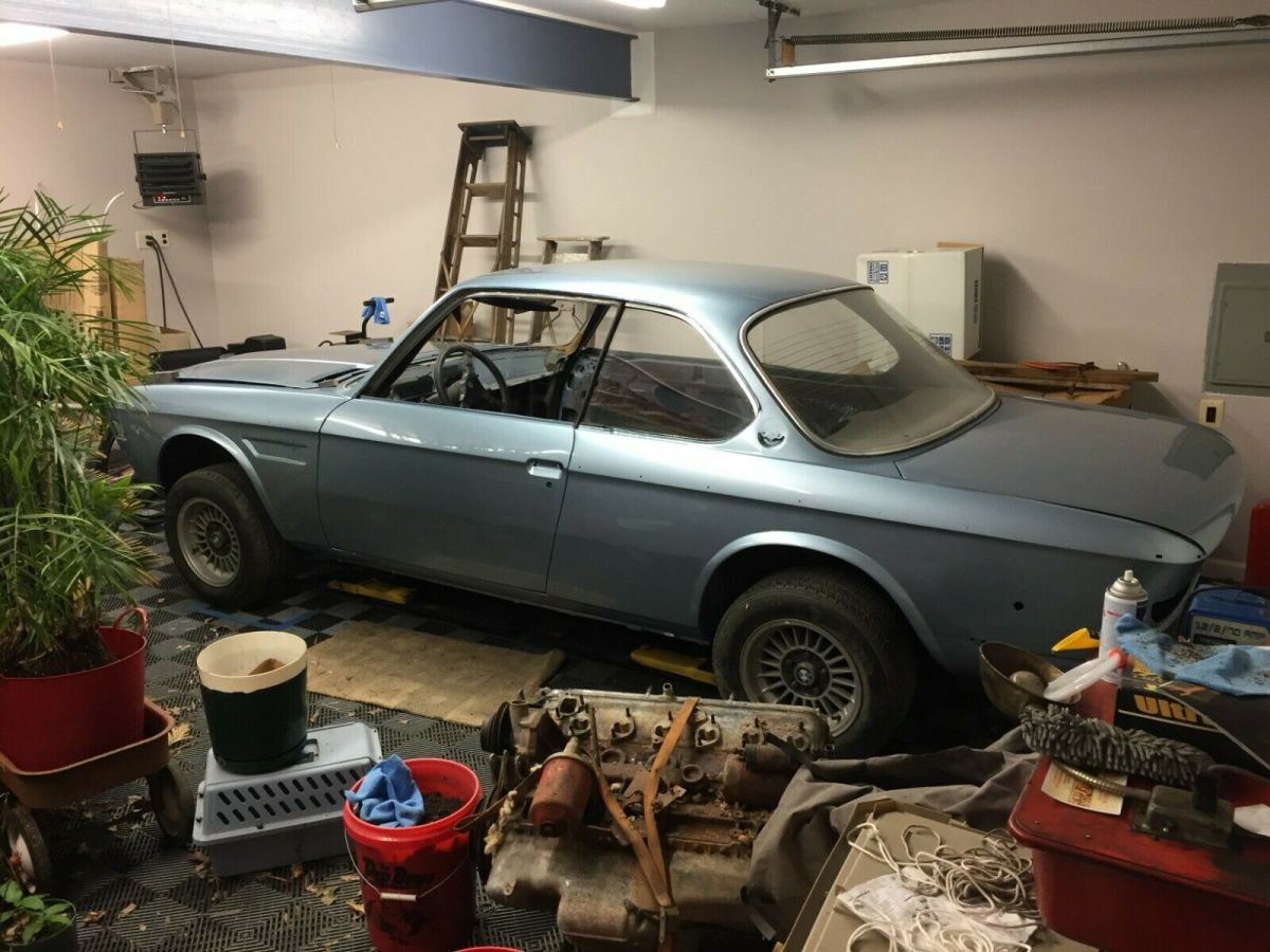 1972 Blue BMW 3.0 CSL Coupe