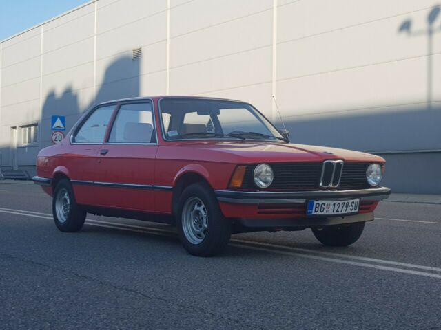 1983 Red BMW 3-Series Coupe
