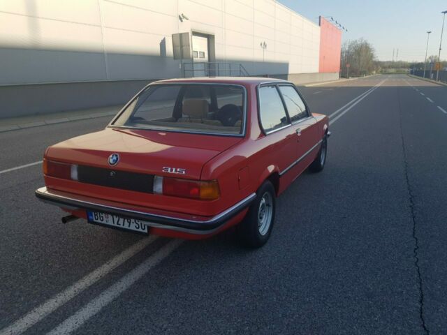 1983 Red BMW 3-Series Coupe