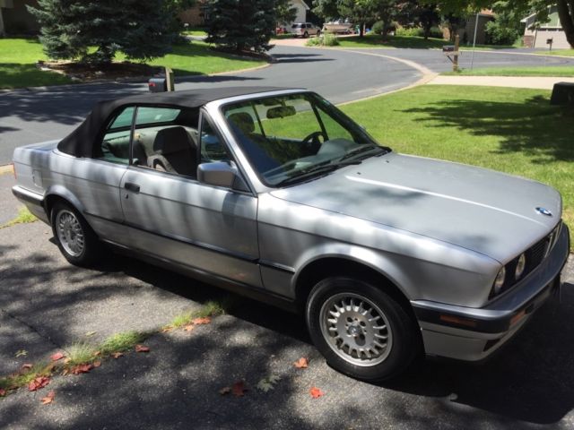 1991 Silver BMW 3-Series Coupe
