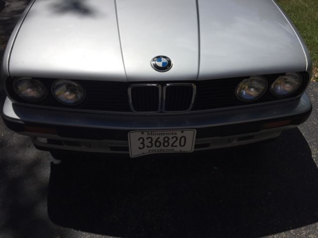 1991 Silver BMW 3-Series Coupe