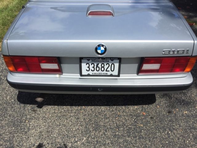 1991 Silver BMW 3-Series Coupe