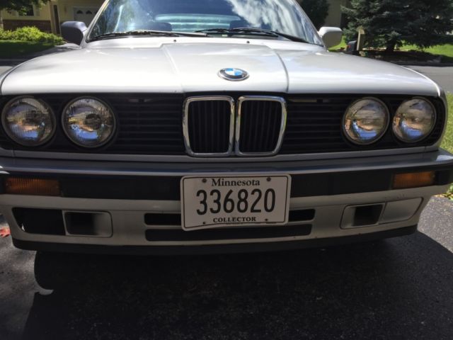 1991 Silver BMW 3-Series Coupe