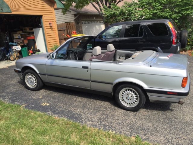 1991 Silver BMW 3-Series Coupe