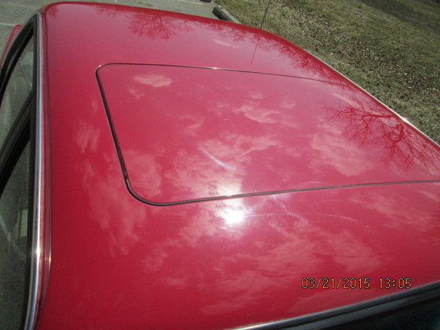 1989 Red BMW 3-Series Sedan