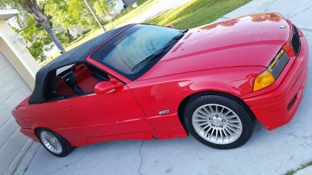 1994 red BMW 3-Series Convertible