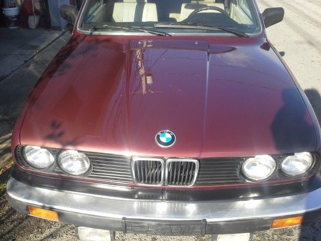 1987 " Dark Maroon metallic " BMW 3-Series 2 door
