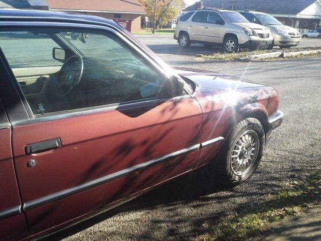 1987 " Dark Maroon metallic " BMW 3-Series 2 door
