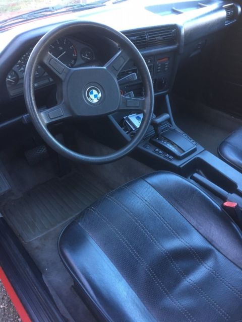 1988 Red BMW 3-Series